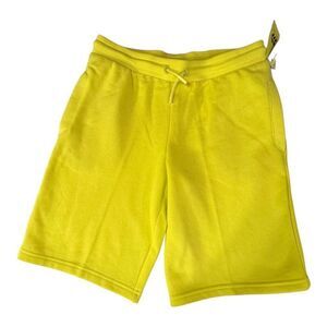 NWT All in Motion Youth Boys Girls Unisex Shorts Size 16 Yellow Lounge Athletic